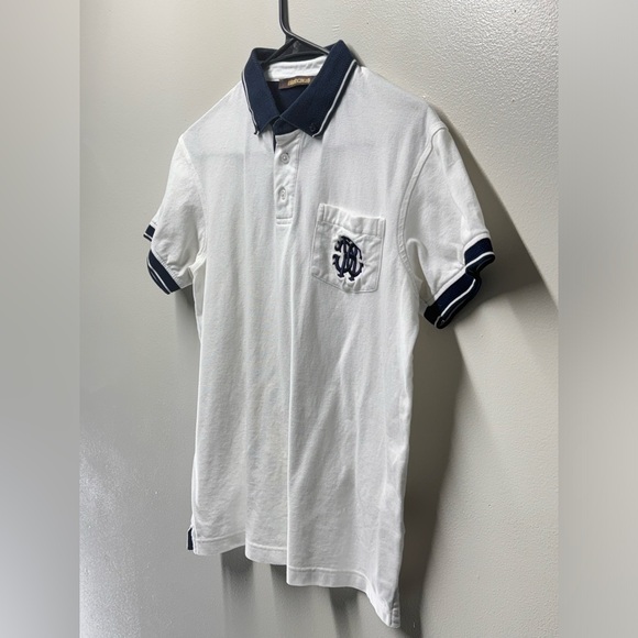 BLACK FRIDAY SALE | Roberto Cavalli Crest Polo Shirt - Picture 3 of 7
